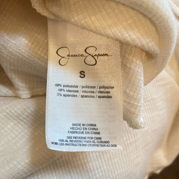 NWT JESSICA SIMPSON Gwen Tank in Gardenia, Small - Picture 5 of 8